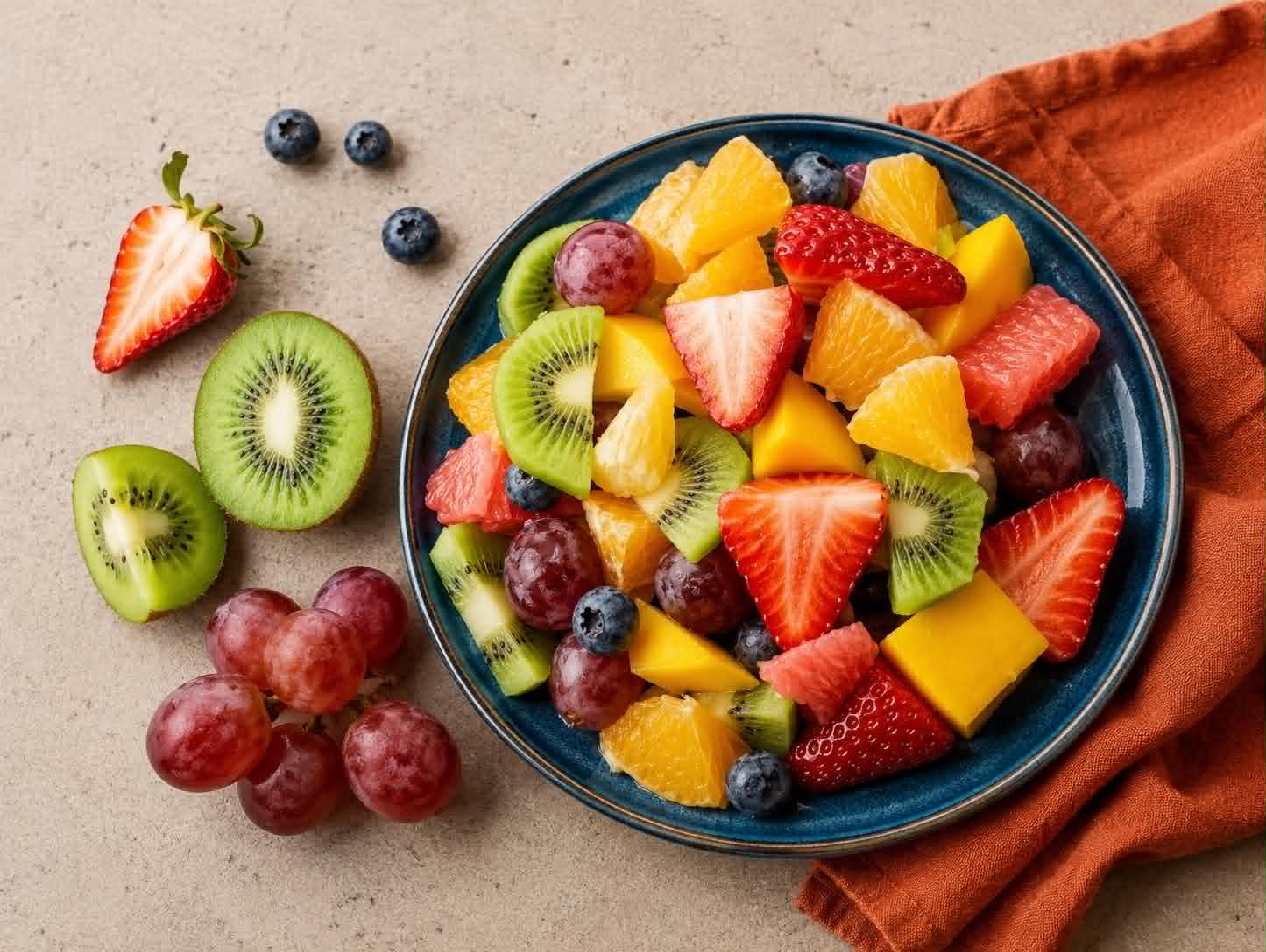 Mélange de fruits frais, lime & miel